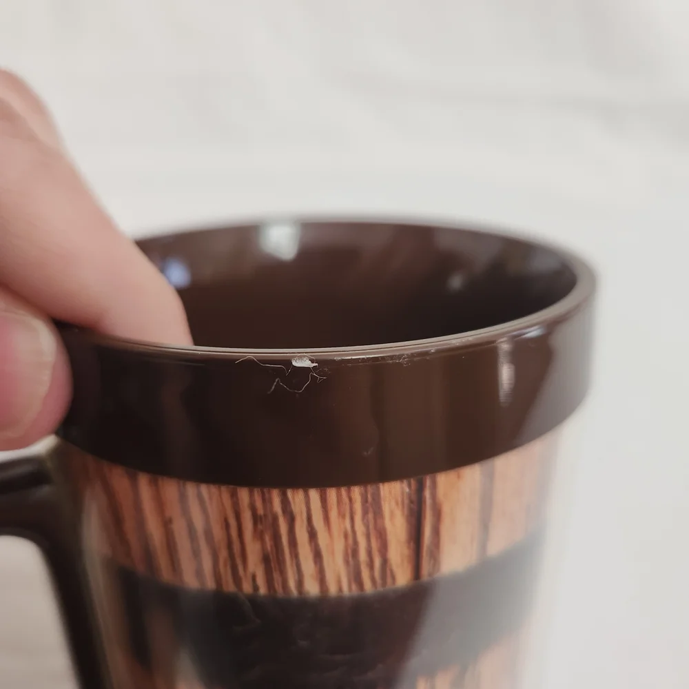 Dart Industries Thermo Serv Old Oaken Bucket Coffee Mugs